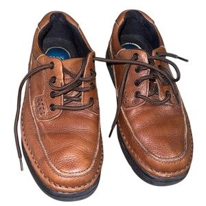 ❓Nunn Bush Comfort Gel Brown Leather Shoes